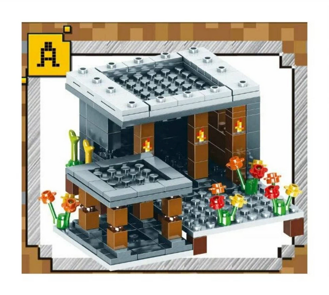 Конструктор Майнкрафт Село в лісі Село 863 деталі Minecraft (LD600) LD600 фото