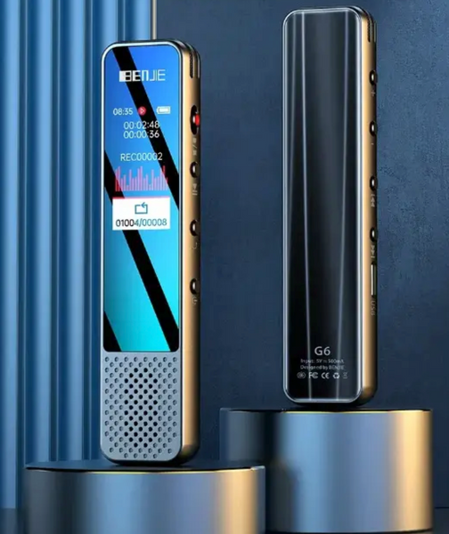 Портативний Bluetooth-Диктофон G6 32 Гб пам'яті з динаміком Музичний MP3-програвач активація запису голосом G6 фото