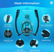 Маска "AquaDive Sku1" &mdash; комплект для подводного плавания с баллоном и насосом Sku1 фото 5