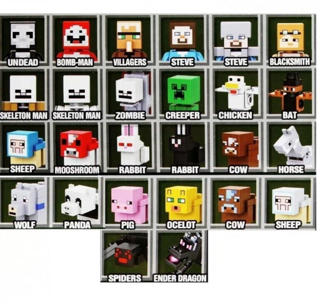 Конструктор Майнкрафт Minecraft Деревня крипера 29 минифигурок 1415 деталей (7132) 7132 фото