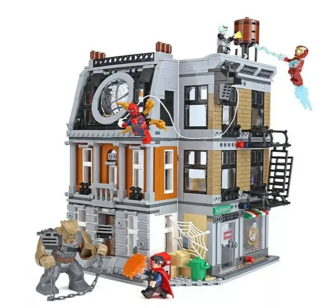 Конструктор (4046) Super Heroes "Супер Герої" Вирішальний бій у Санктум Санкторум, 1004 деталей 4046 фото