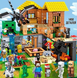 Конструктор Майнкрафт Minecraft Деревня крипера 29 минифигурок 1415 деталей (7132) 7132 фото 1