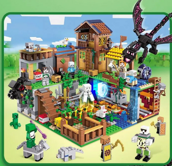 Конструктор Большая Деревня Село Майнкрафт Minecraft MyWord 1460 деталей (7657) 7657 фото