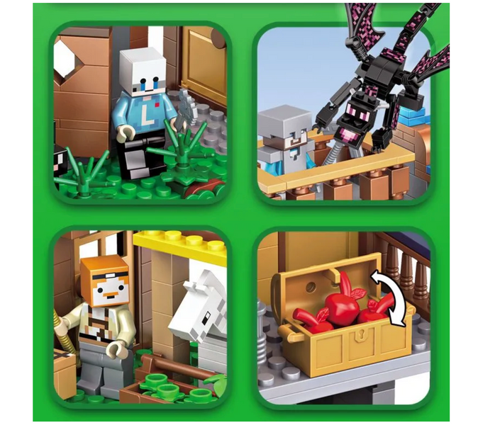 Конструктор Большая Деревня Село Майнкрафт Minecraft MyWord 1460 деталей (7657) 7657 фото