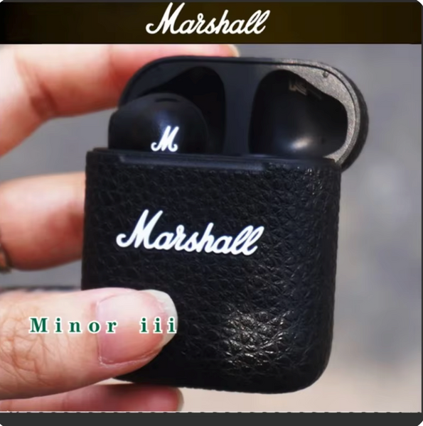 Оригинальные беспроводные наушники Marshall Minor III, внутриканальные наушники, Bluetooth-гарнитура, сабвуфер, спортивные водонепроницаемые игровые наушники 01100002 фото