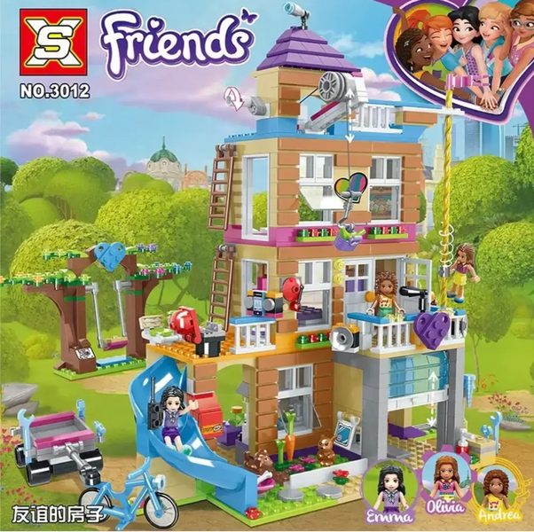Конструктор SX Friends 3012 Большой дом дружбы, 868 деталей 3012 фото