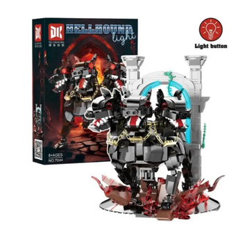 Конструктор 820 деталей DK Hellhound Light &mdash; Цербер Трёхголовый Адский Пёс со светом Подвижные детали (7044) 7044 фото