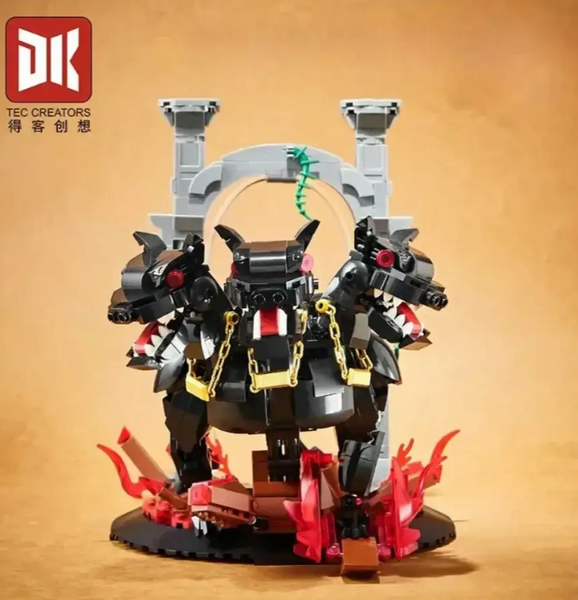 Конструктор 820 деталей DK Hellhound Light &mdash; Цербер Триголовий Пекельний Пес зі світлом Рухомі деталі (7044) 7044 фото