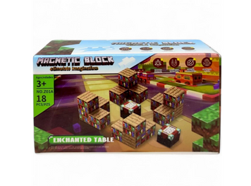 Магнитный конструктор Майнкрафт Minecraft 18 деталей (Z 01 A) Z01A фото