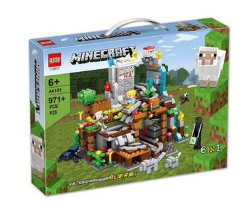Конструктор 44101 "Minecraft: My World. Шахта Горная пещера 6в1 Майнкрафт" 971 деталь 44101 фото