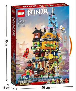 Конструктор Ninjago 76082 Сады Ниндзя Сити, 1661 деталей 76082 фото