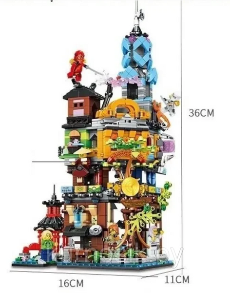 Конструктор Ninjago 76082 Сади Ніндзя Сіті, 1661 деталей 76082 фото