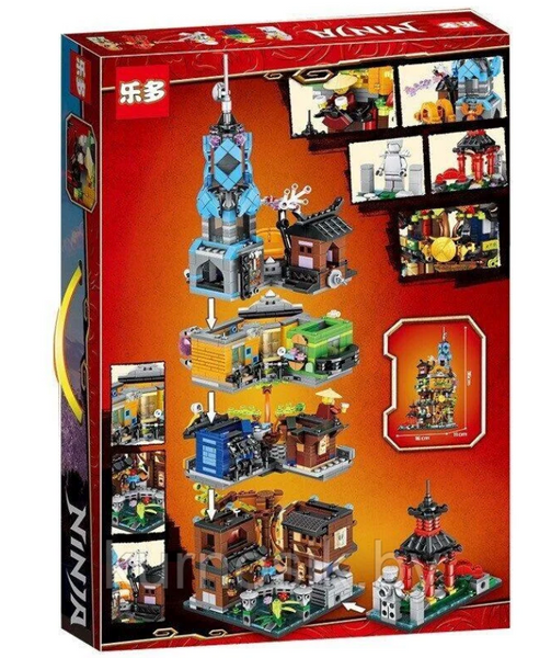 Конструктор Ninjago 76082 Сади Ніндзя Сіті, 1661 деталей 76082 фото