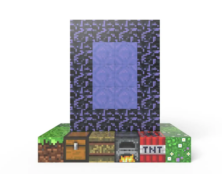 Магнитный конструктор Майнкрафт Портал Minecraft 32 детали 0233601 фото