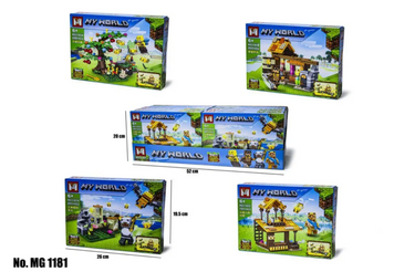 Набор 8 видов Конструктора Майнкрафт Minecraft MG1181 MG1181 фото