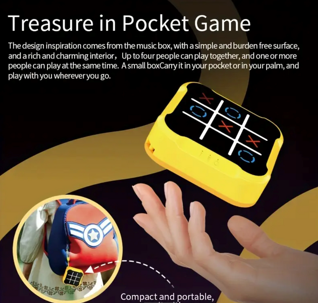 Портативная игра Крестики - Нолики 3 вида игры 0131802 фото