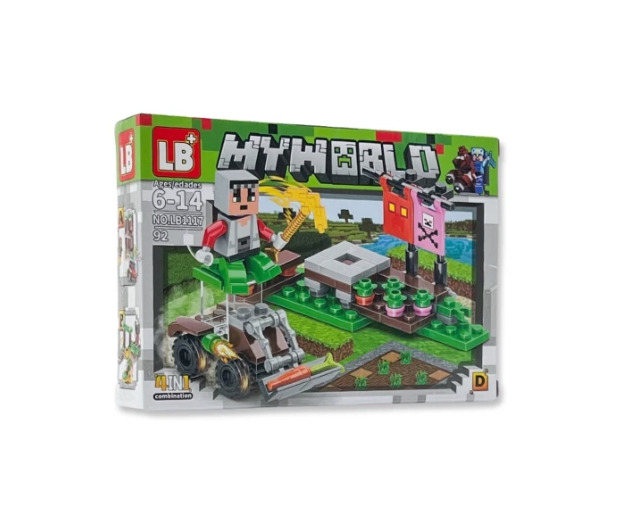 Конструктор Майнкрафт Набор 4 вида My world LB1117 LB1117 фото