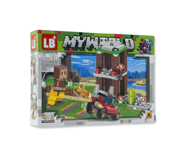 Конструктор Майнкрафт Набор 4 вида My world LB1117 LB1117 фото