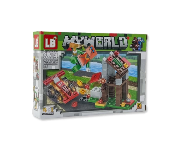 Конструктор Майнкрафт Набор 4 вида My world LB1117 LB1117 фото