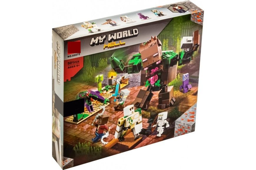 Конструктор Minecraft (арт. 60075) &mdash; Тёмные джунгли: нападение отродья (501 деталь) 60075 фото