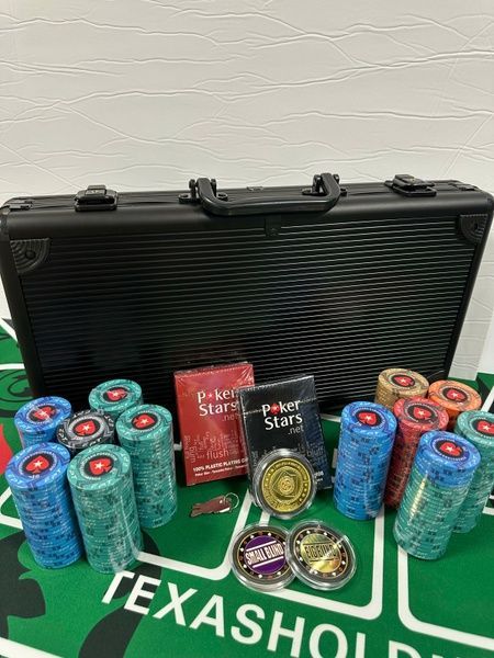 Покерный набор LuxPro Профессиональный в Кейсе на 300 фишек Керамических с номиналом для Турниров pok300k фото