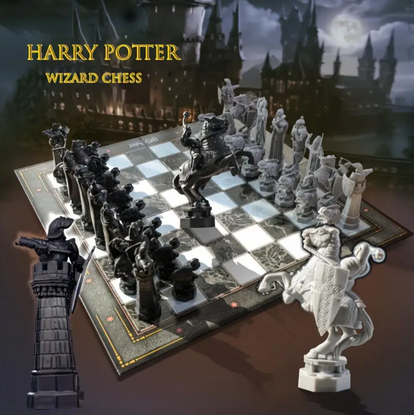 Шахи Гаррі Потер Шахмати Harry Potter Wizard Chess Set &mdash; в кейсі chess03491-01 фото