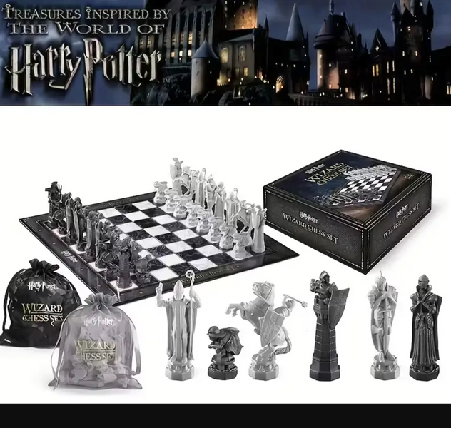 Шахи Гаррі Потер Шахмати Harry Potter Wizard Chess Set &mdash; в кейсі chess03491-01 фото