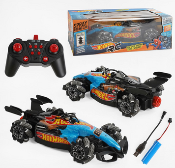 Машинка Хот Вілс Перевертень Hot WHEEL на радіокеруванні Світлові Звукові ефекти Пар (HW 3004 B) HW-3004B фото