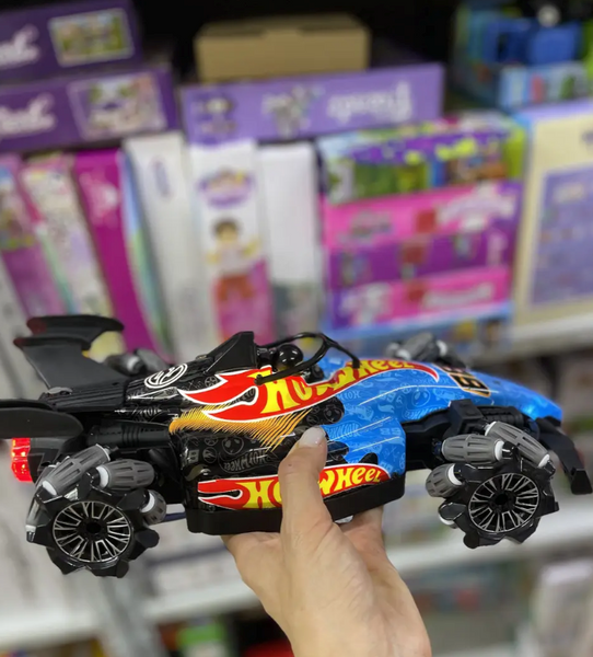 Машинка Хот Вилс Перевертыш Hot WHEEL на радиоуправлении Световые Звуковые эффекты Пар (HW 3004 B) HW-3004B фото