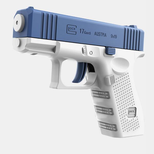 Водяной пистолет "ГидроGlock 8188" с аккумулятором и 2 обоймами, синий 8188 фото