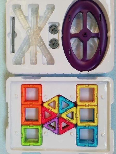 Дитячий магнітний конструктор Play Smart 2430 46 деталей 152N2430 фото