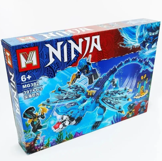 Конструктор Ninja MG382 "Водяной дракон Джея &mdash; Мастер Кружитцу" (397 деталей) MG382 фото