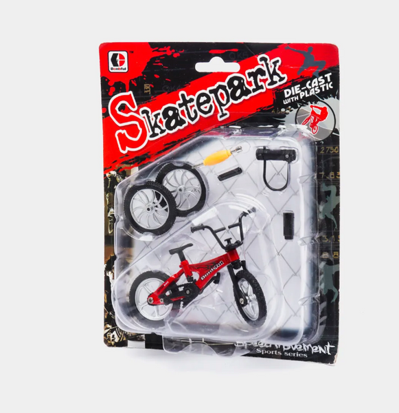 Пальчиковый Велосипед Donbful Металлический Фингербайк со сменными колесами Skatepark Fingerbike 10201020 фото