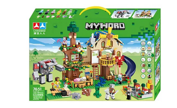 Конструктор Minecraft 7651 "Деревня выживания" &ndash; 1016 деталей 7651 фото