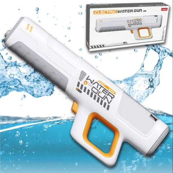 Водяной бластер "IceShot W3-1" &mdash; аккумуляторный автомат 44 см, белый W3-1 фото