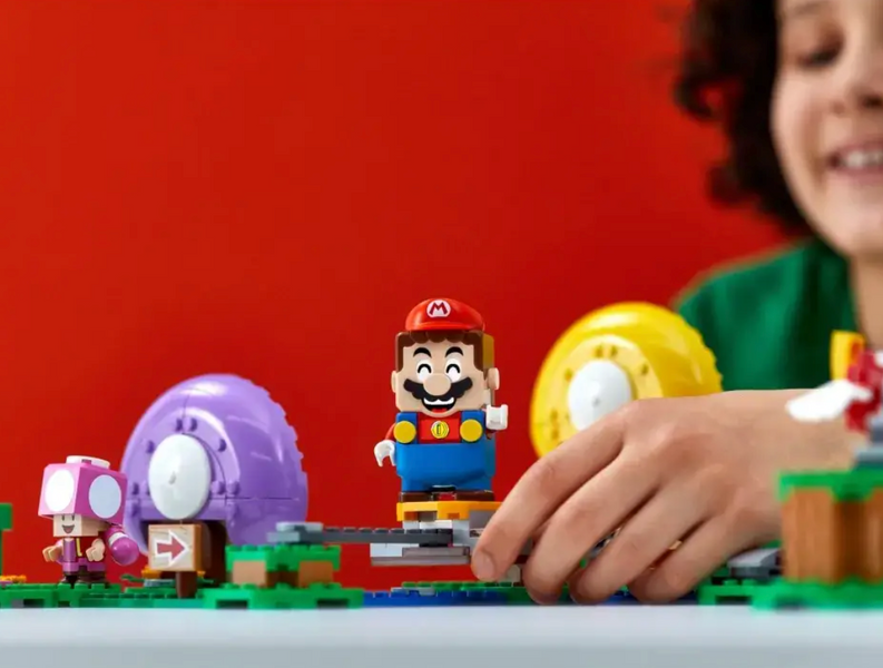 Конструктор Марио "Super Mario" "Погоня за сокровищами Тоада" 490 деталей (60029) 60029 фото