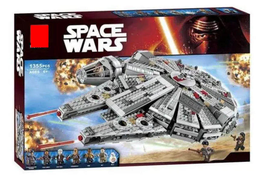 Конструктор Зіркові війни Сокіл Тисячоліття star wars 1381 деталей 10467 фото