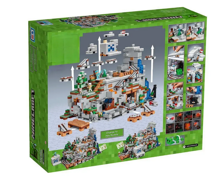 Конструктор Minecraft 76010 Горная пещера, 2688 деталей Майнкрафт 76010 фото