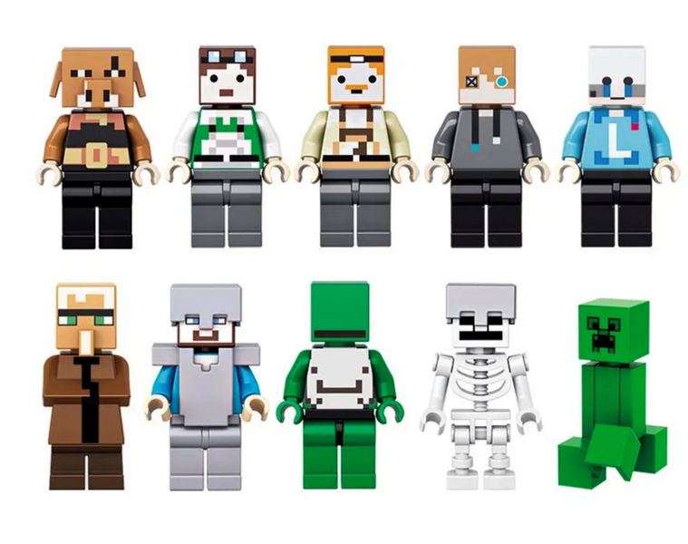 ​​​​​​​Конструктор Minecraft &ndash; Велике Селище Жителів 7657 на 1460 дет. + Фігурок багато 7657-1 фото